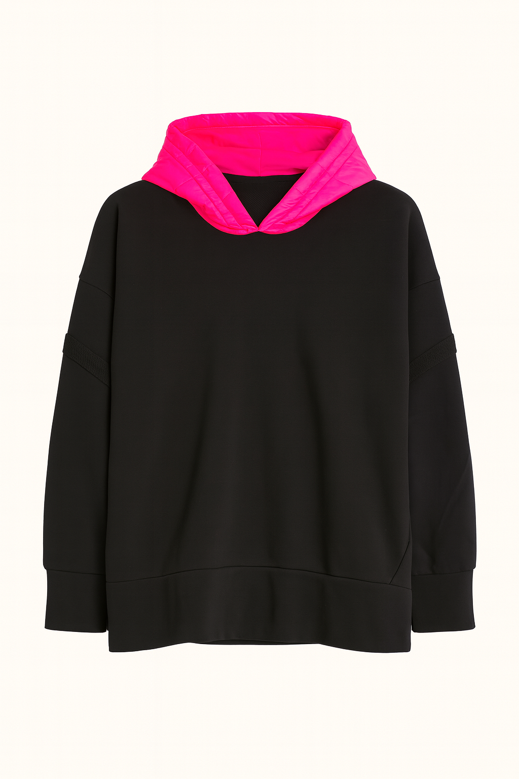 Oversize Hoodie Curvy Braun