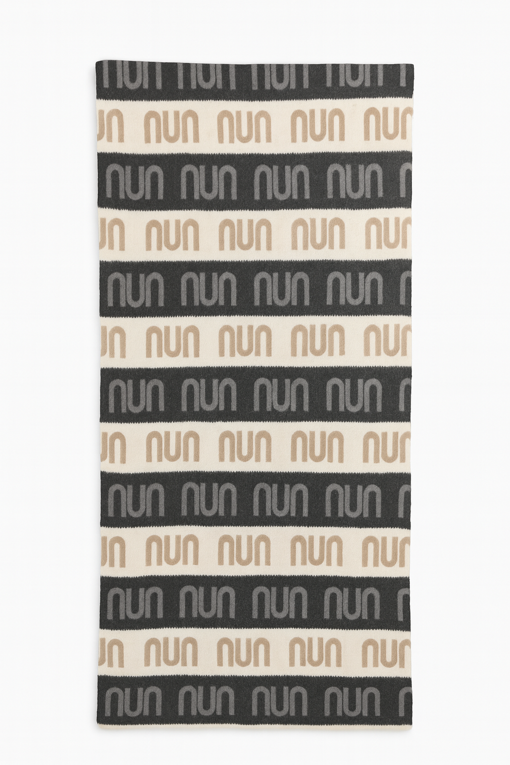 Schal Beige | Schwarz