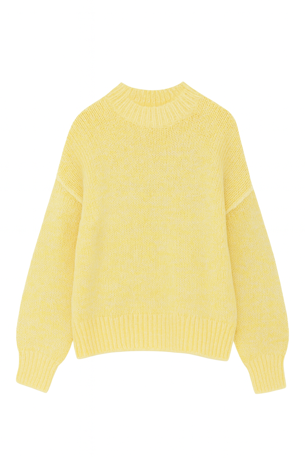 Damestrui met lange mouwen, gebreid in neonkleur (maat 38-44+)