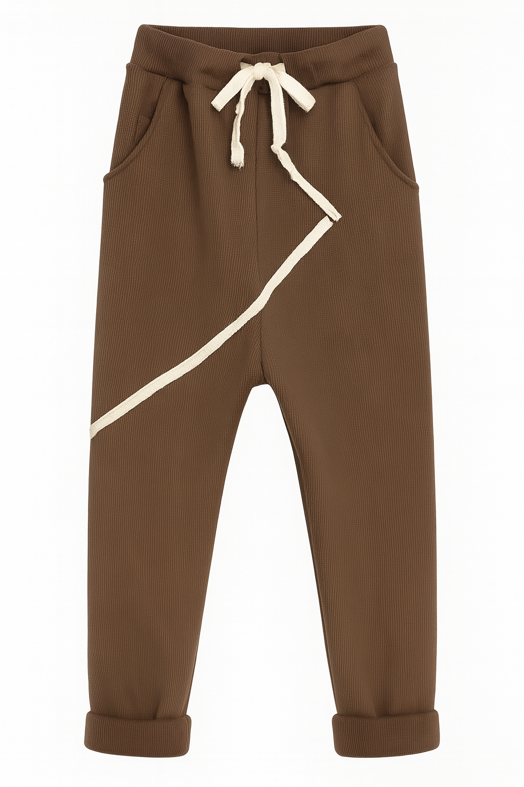 Damesbroek, baggy model, zacht en dik gevoerd aan de binnenkant.