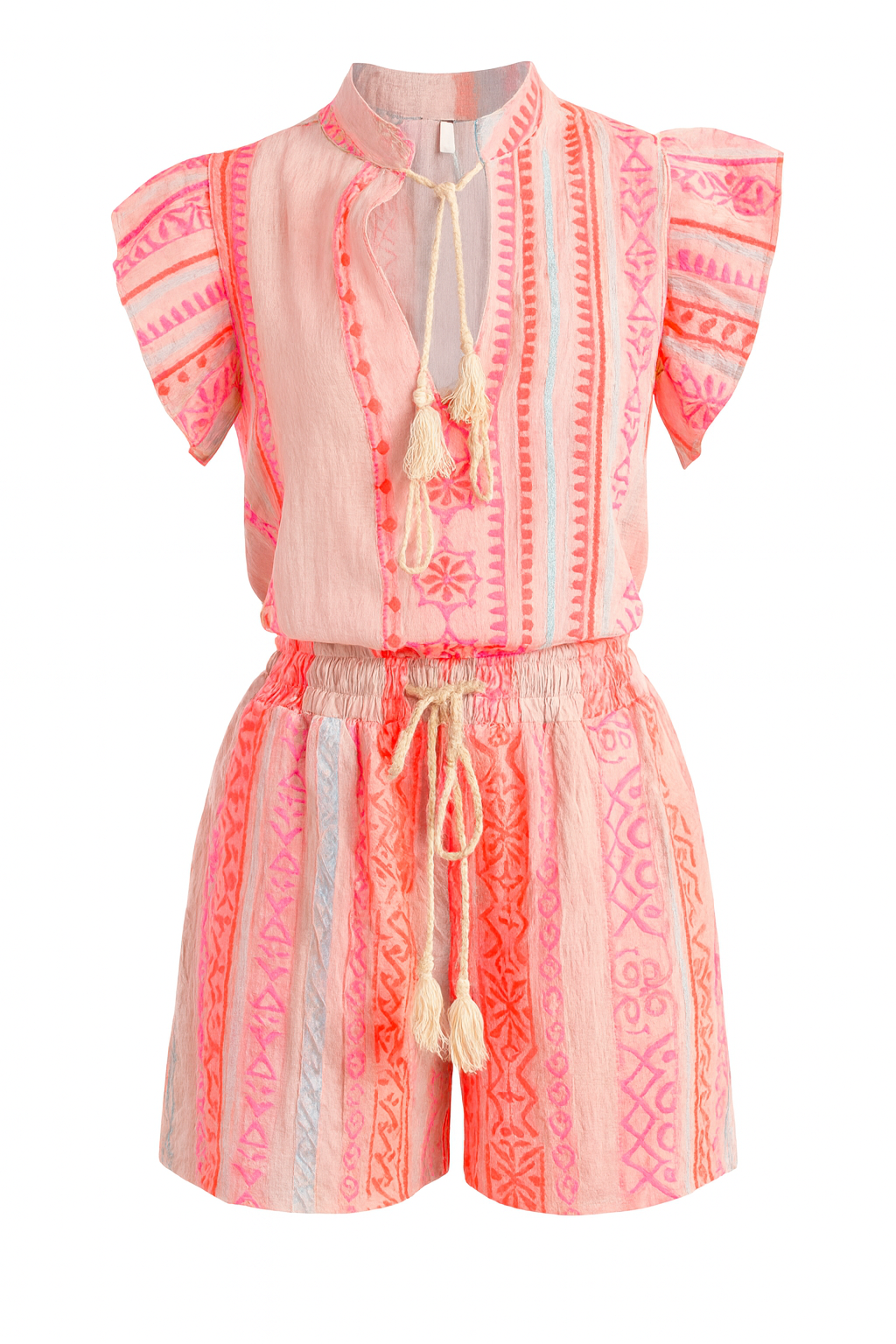 Bestickte Baumwoll-Bluse – Sommerlicher Boho-Style