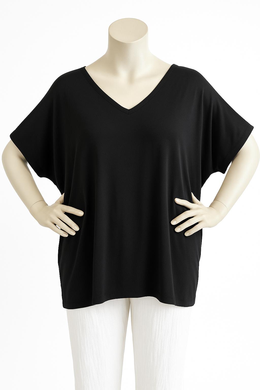 Schwarzes T-Shirt Gr 42-46