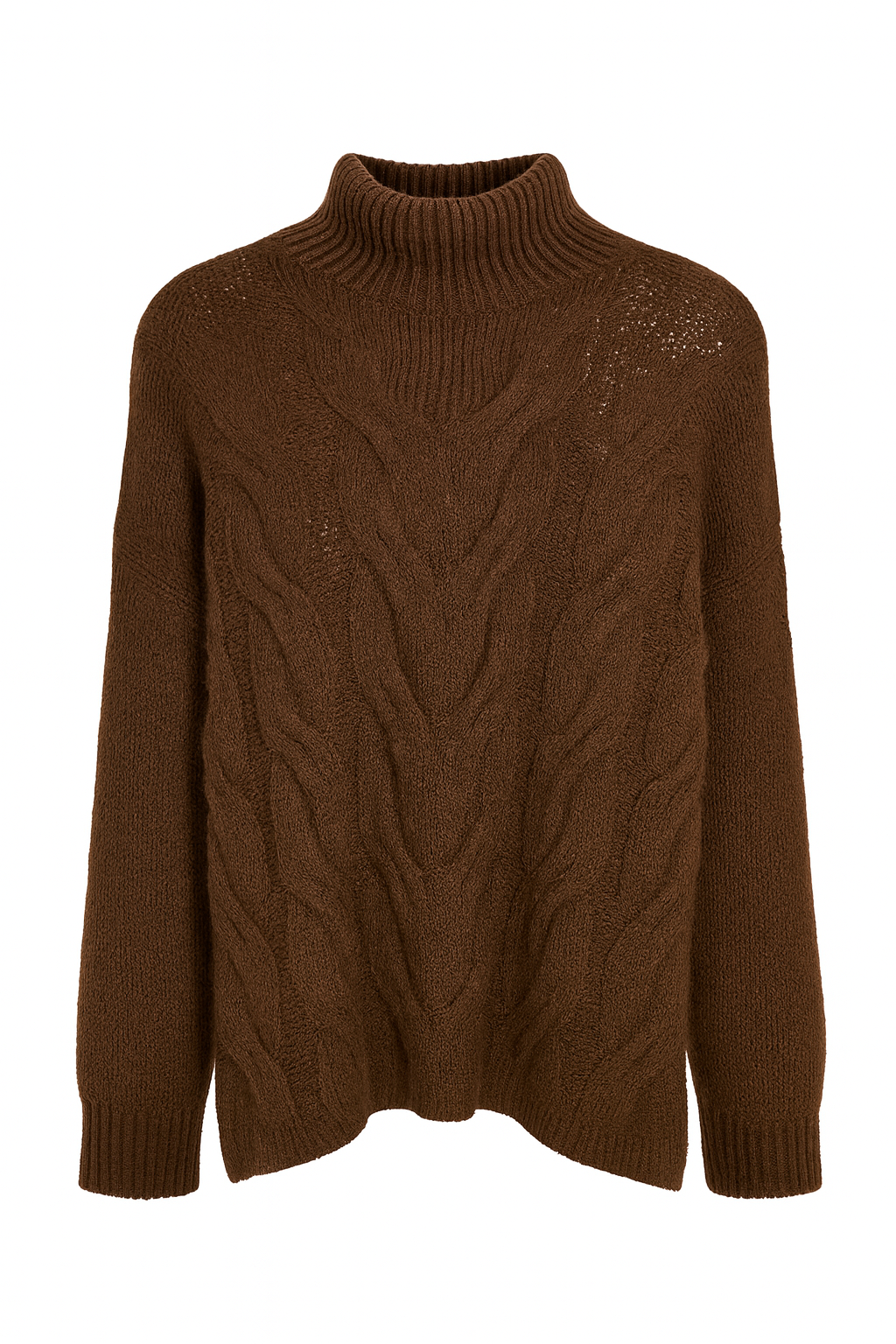 Women's Turtleneck Knitted Sweater Oversized (UK 10-18)