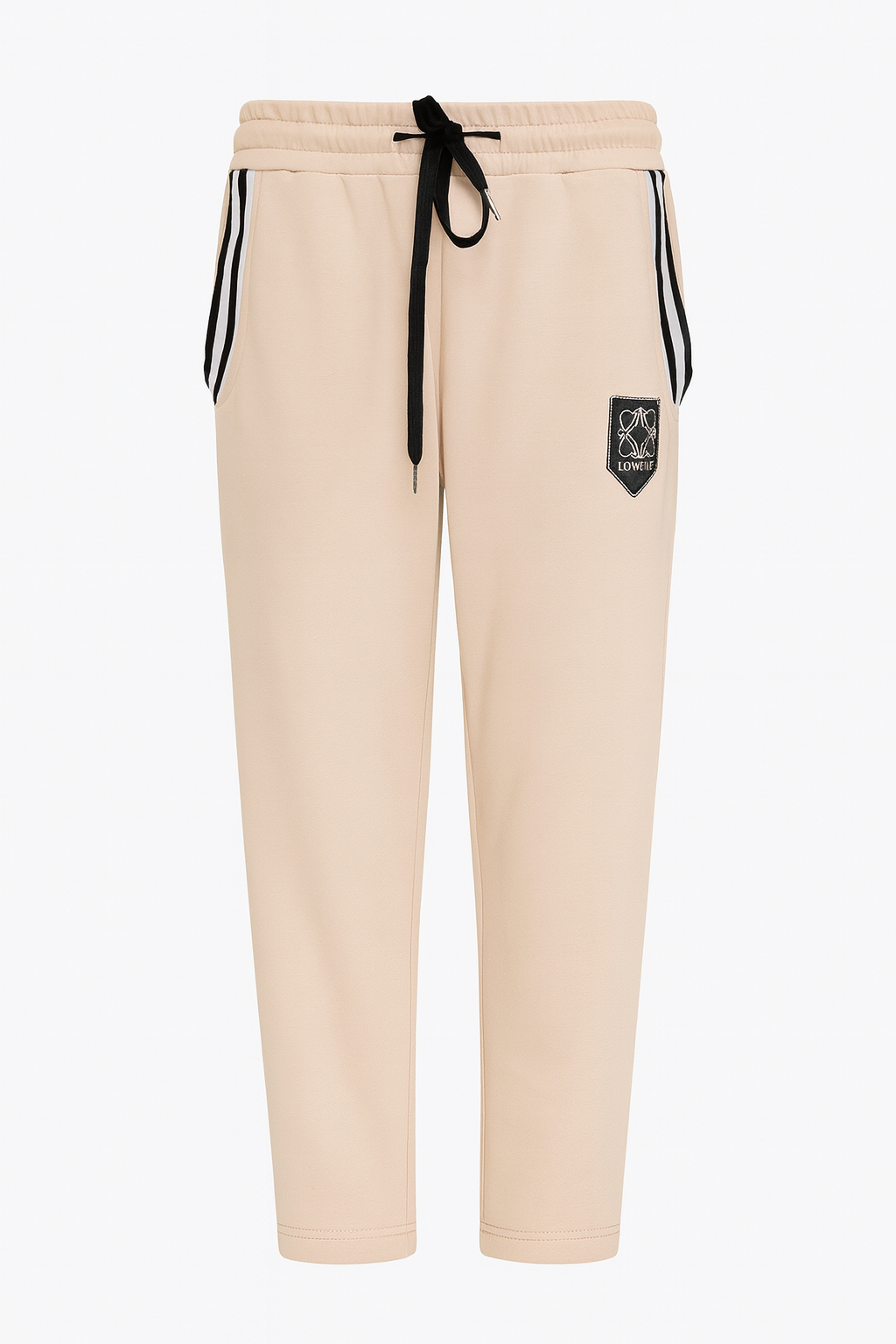 Damen Zweiteiler Beige – Collegejacke & Hose aus Viskose | Bestseller 38–42+