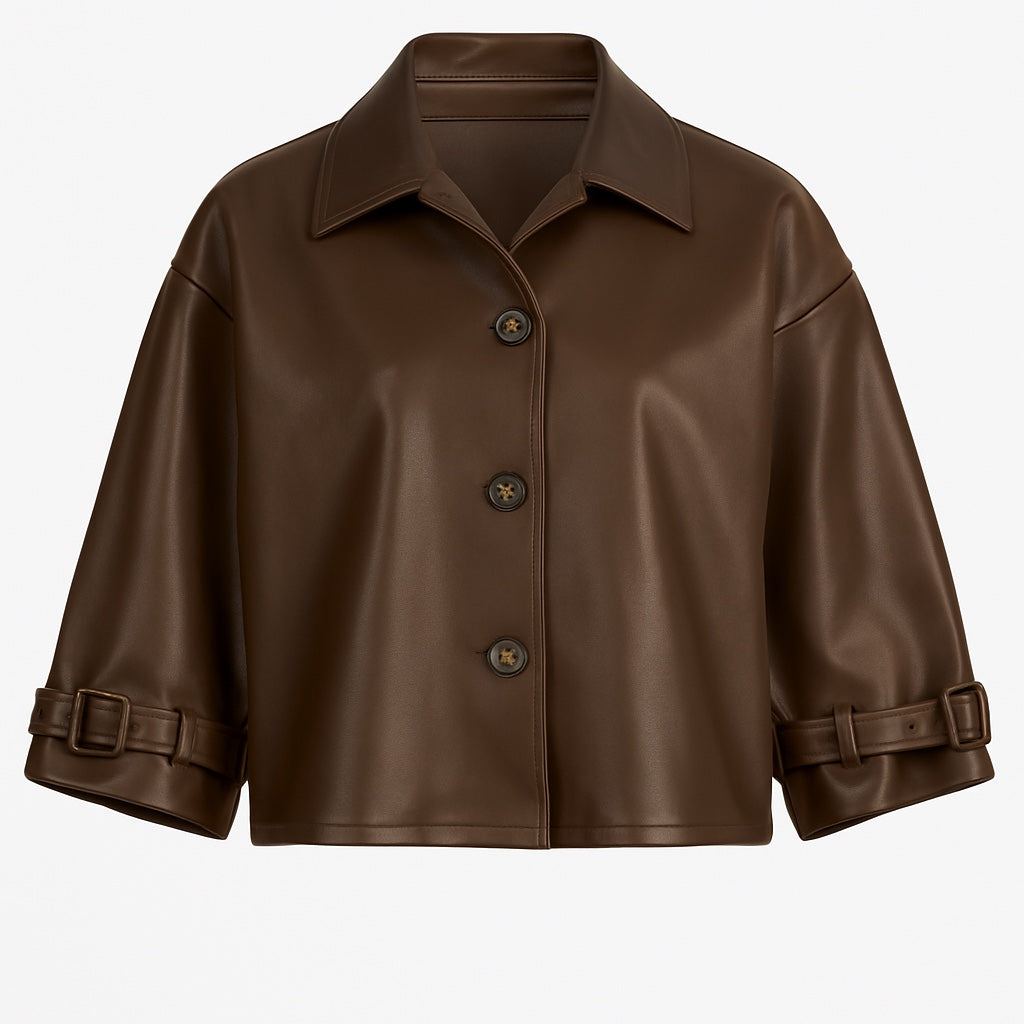 Kunstlederjacke