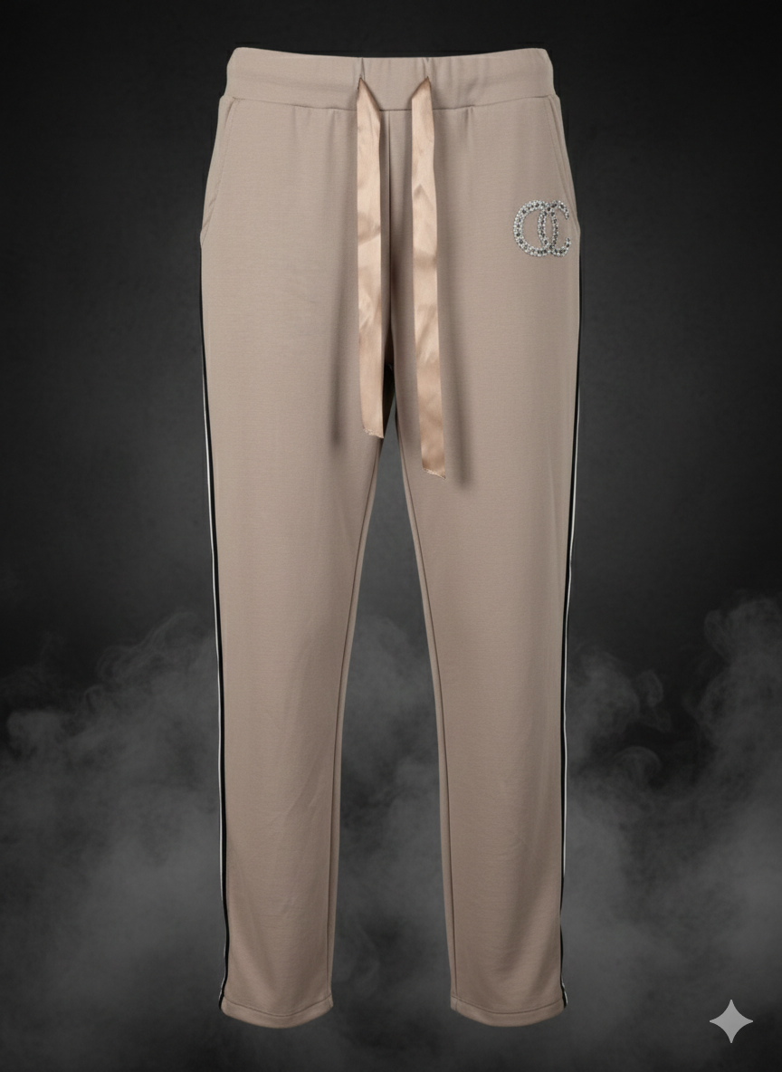 Baumwollhose mit Streifen