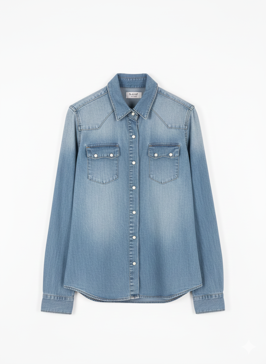 Damenbluse Jeanshemd (M)