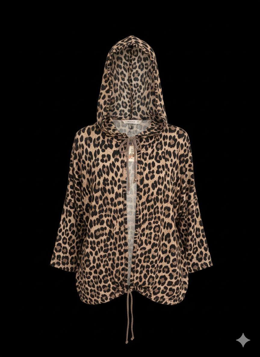 Damesblouse met luipaardprint van Zwillingsherz