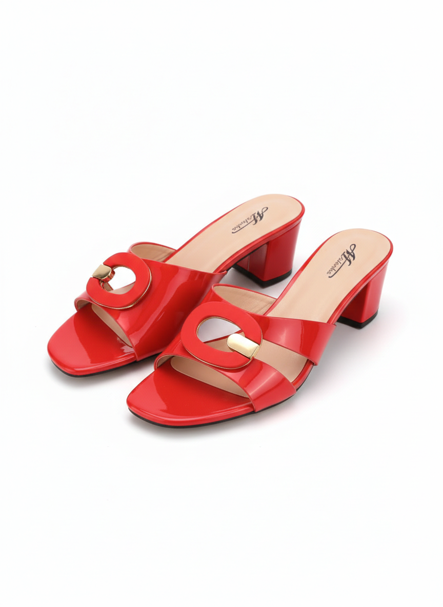 Ferrari Red Glam Heels – Luxury Boutique Sandalen ❤️