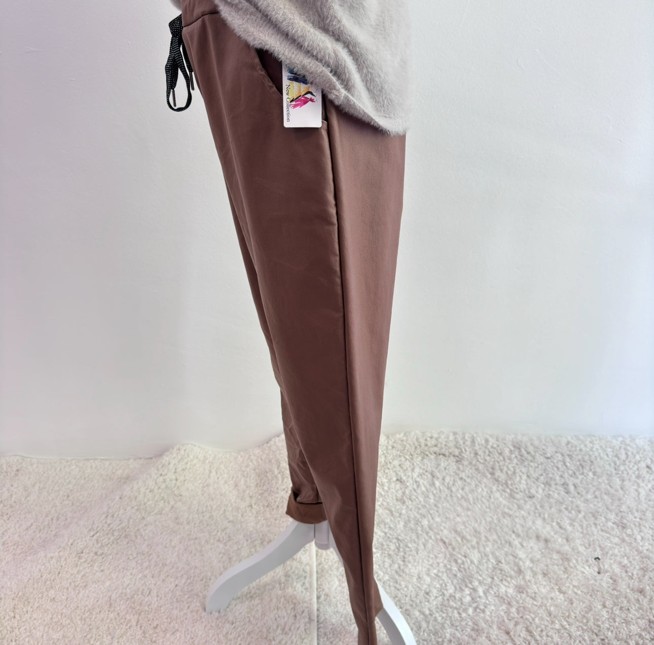 Sleek-Look Lederimitathose Valentina