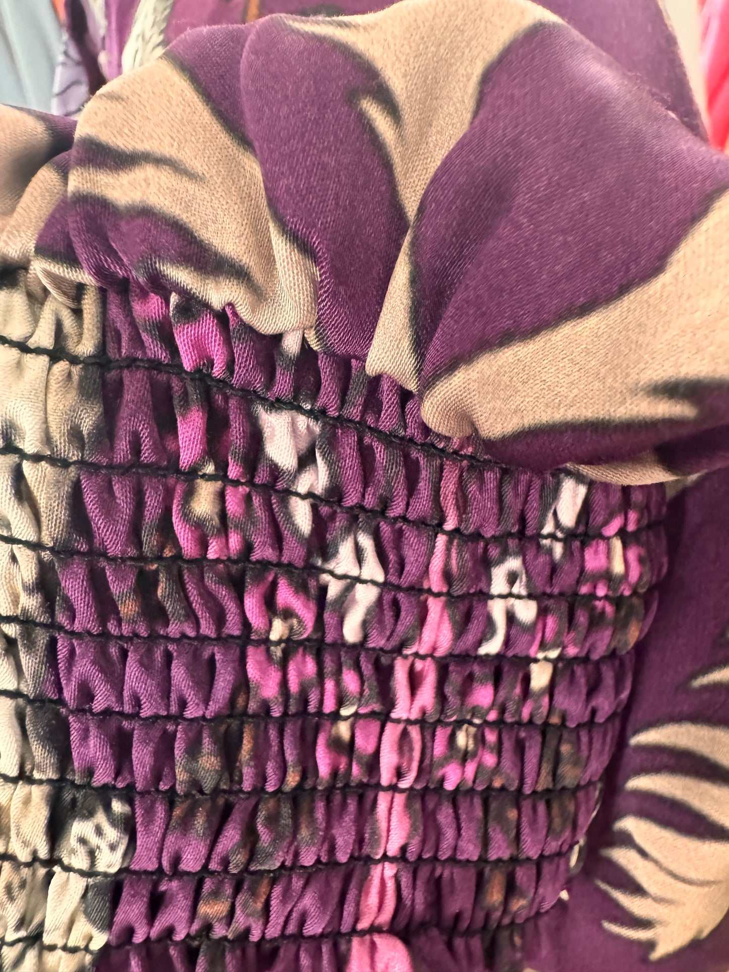 Yippie Hippie Damenbluse – Viskose Boho Bluse mit Leopardenmuster