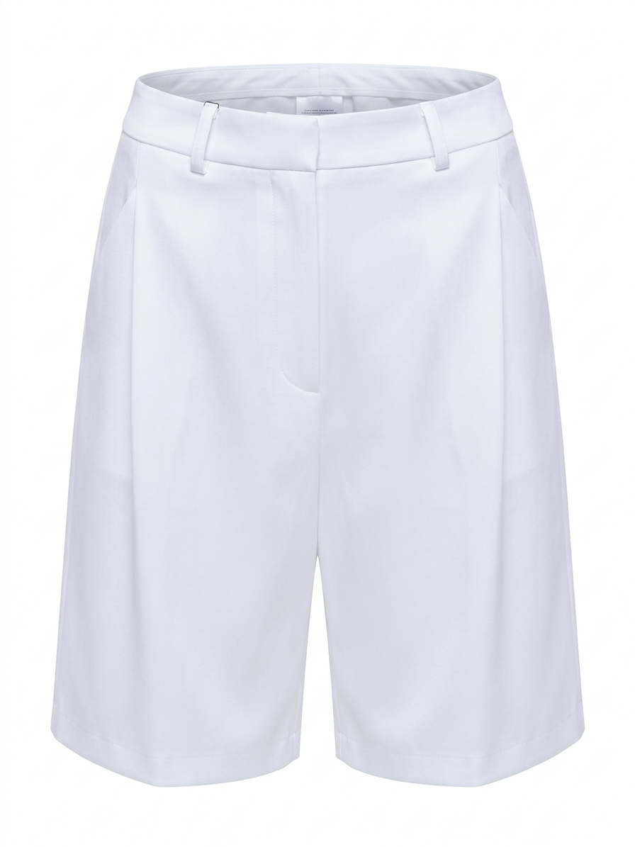 Luxus Bermuda Shorts Damen – weich fließend, elastischer Bund, High Comfort (38–44)