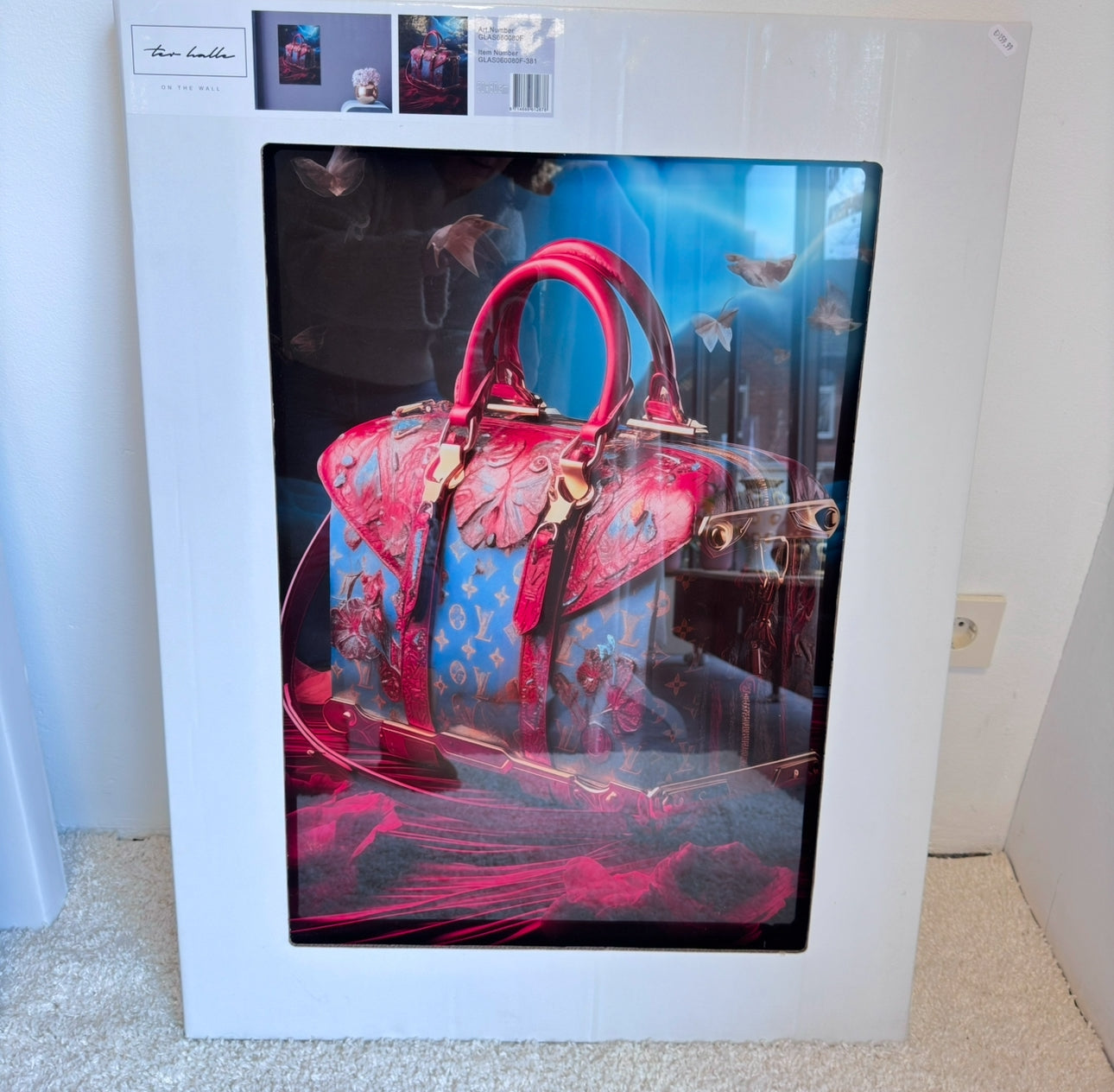 Bild Designer-Taschen Kunstdruck im Glasrahmen