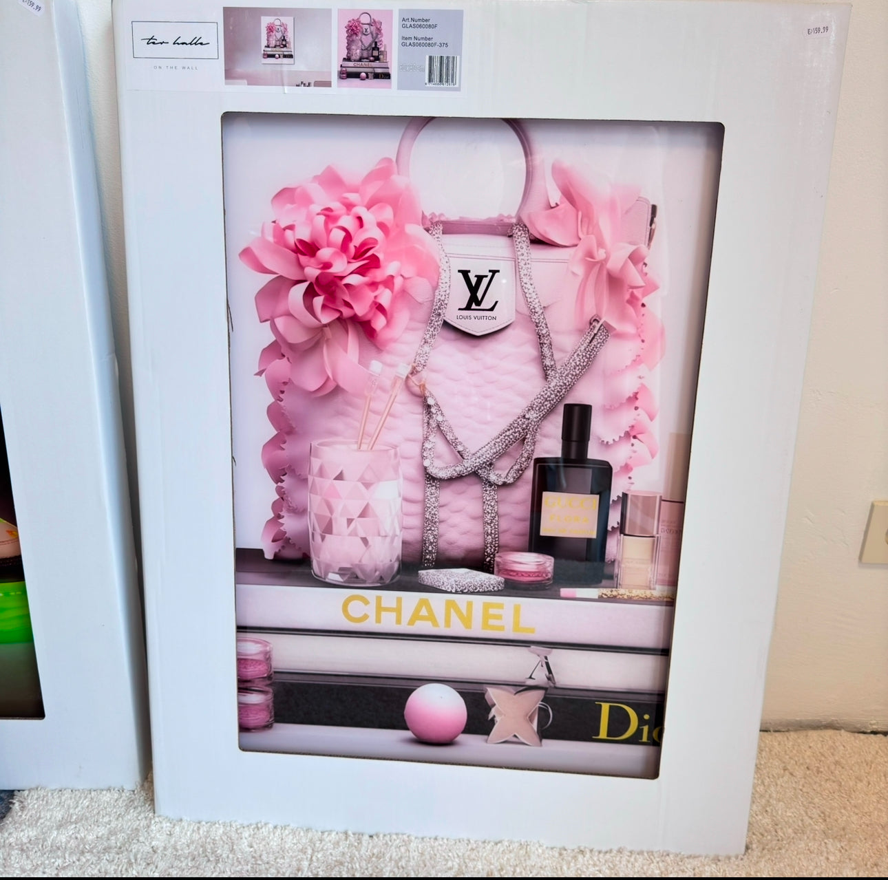 Designer-Accessoires Kunstdruck im Glasrahmen