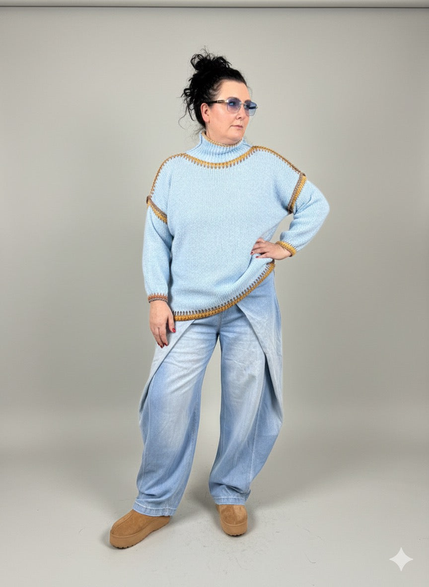 Gebreide damestrui (maat 38-46)