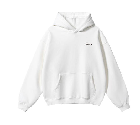 Hoodie – Weiss Basic Oversize / Uni
