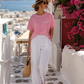 💖 Dolce Vita Spritz Shirt Rosa – Trendiges Oversize T-Shirt 38-42