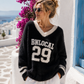 🤍 Varsity Glam 29 – Flauschiger Statement-Pullover 38-42+