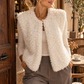 Yippie Hippie Damen Teddyfell-Weste Snow White – Luxus zum Reinkuscheln