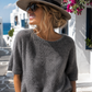 JC Sophie Kurzarm Pullover Damen – Feinstrick mit Wollanteil & zarten Puffärmeln