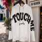 💙 TOUCH Oversized Hoodie - Women's Hoodie | 38–42+ | Statement Hoodie | 6 Colors