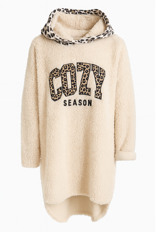 Teddy Hoodie Cozy 2 Farben