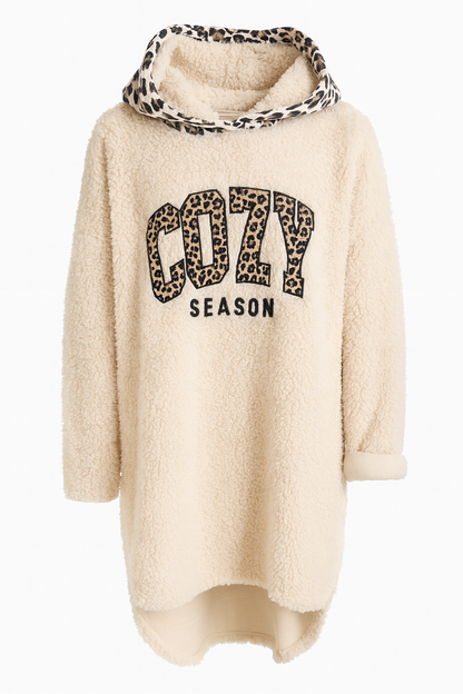 Teddy Hoodie Cozy 2 Farben