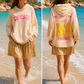 Oversize Hoodie "Chicago 82" - Neon Statement Hoodie with Hood & Texture 38-44