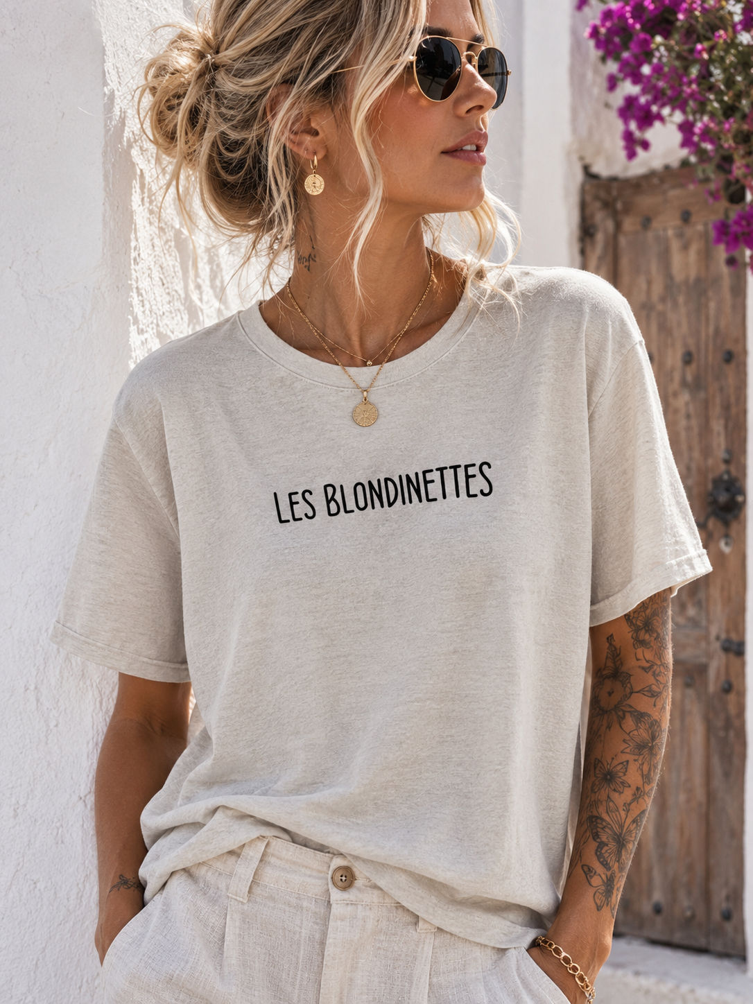 🤍 Les Blondinettes Signature Shirt – Exklusives Designer T-Shirt