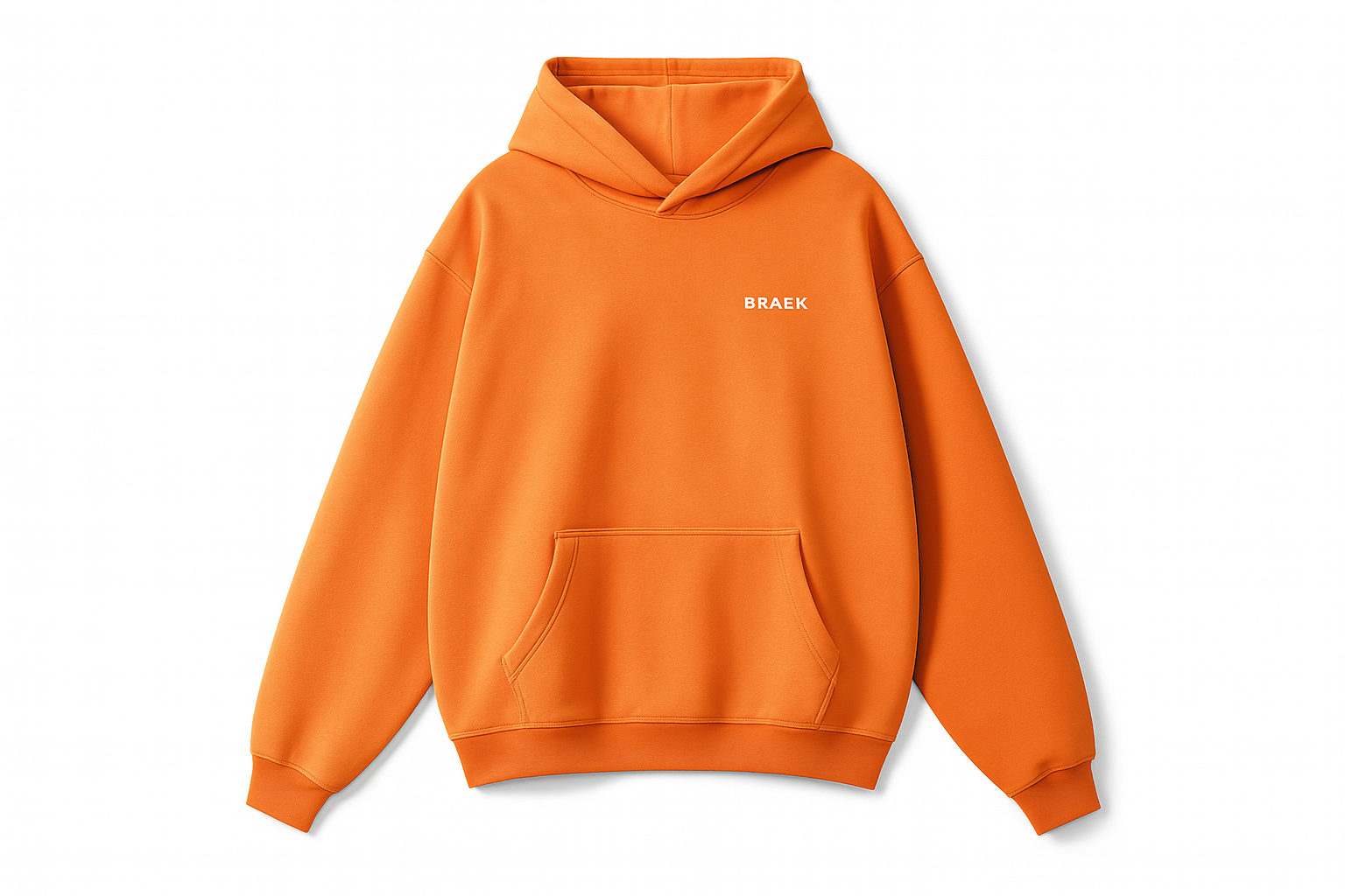 Hoodie Orange Oversize