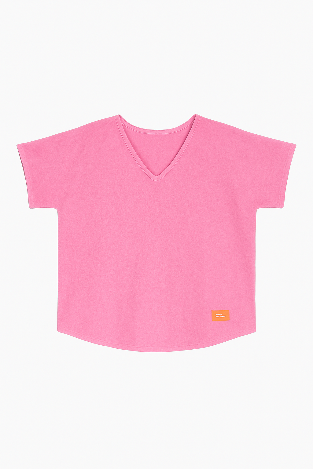 Feinmaschiger Kurzarm-Pulli in Pink 💗