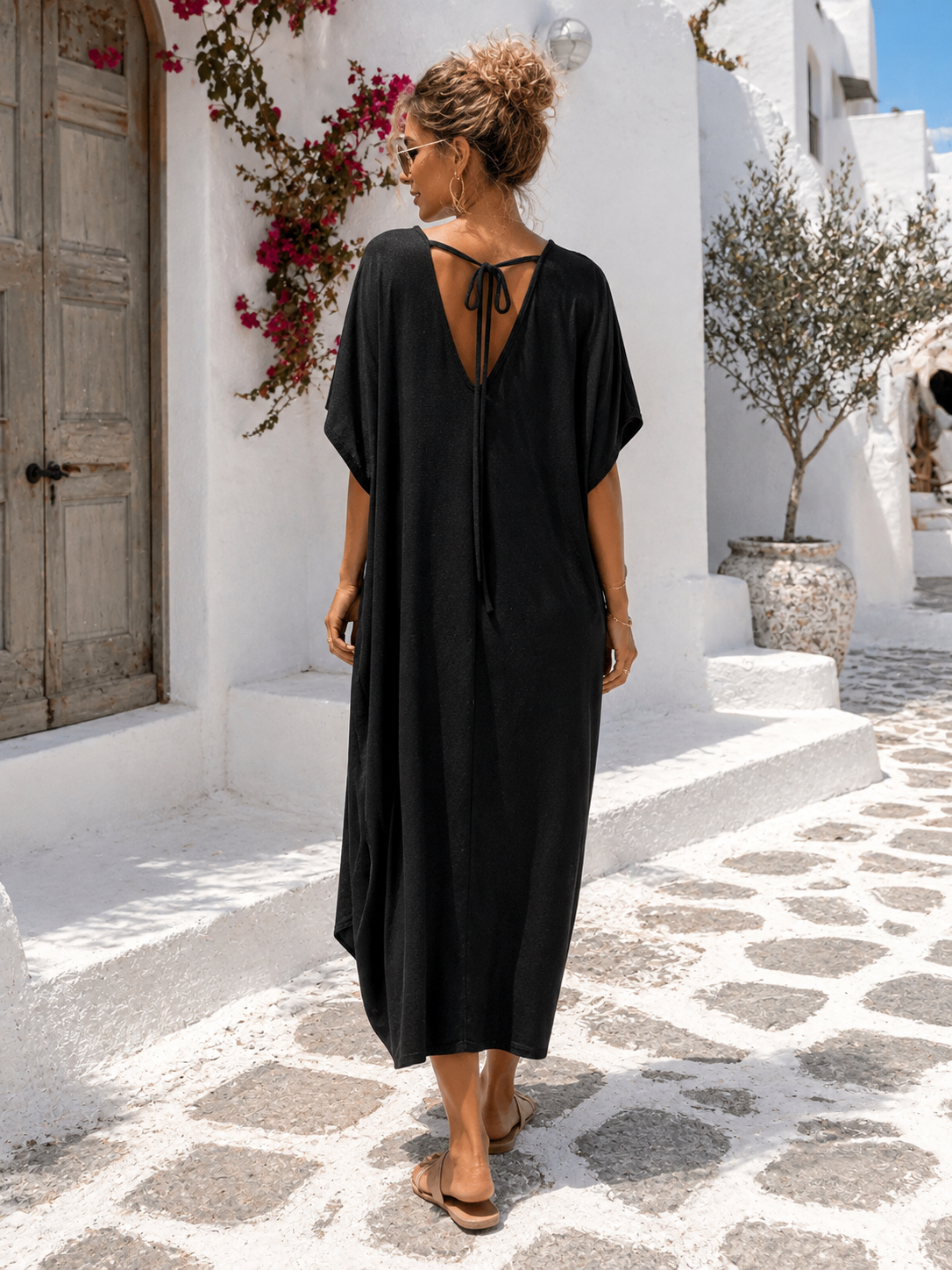 Airy crochet dress Ellena made of 100% cotton
