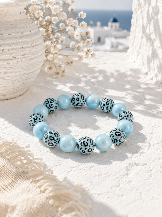Magic Pearls Damen Armband mit großen Perlen | Elastisches Statement-Armband in verschiedenen Farben