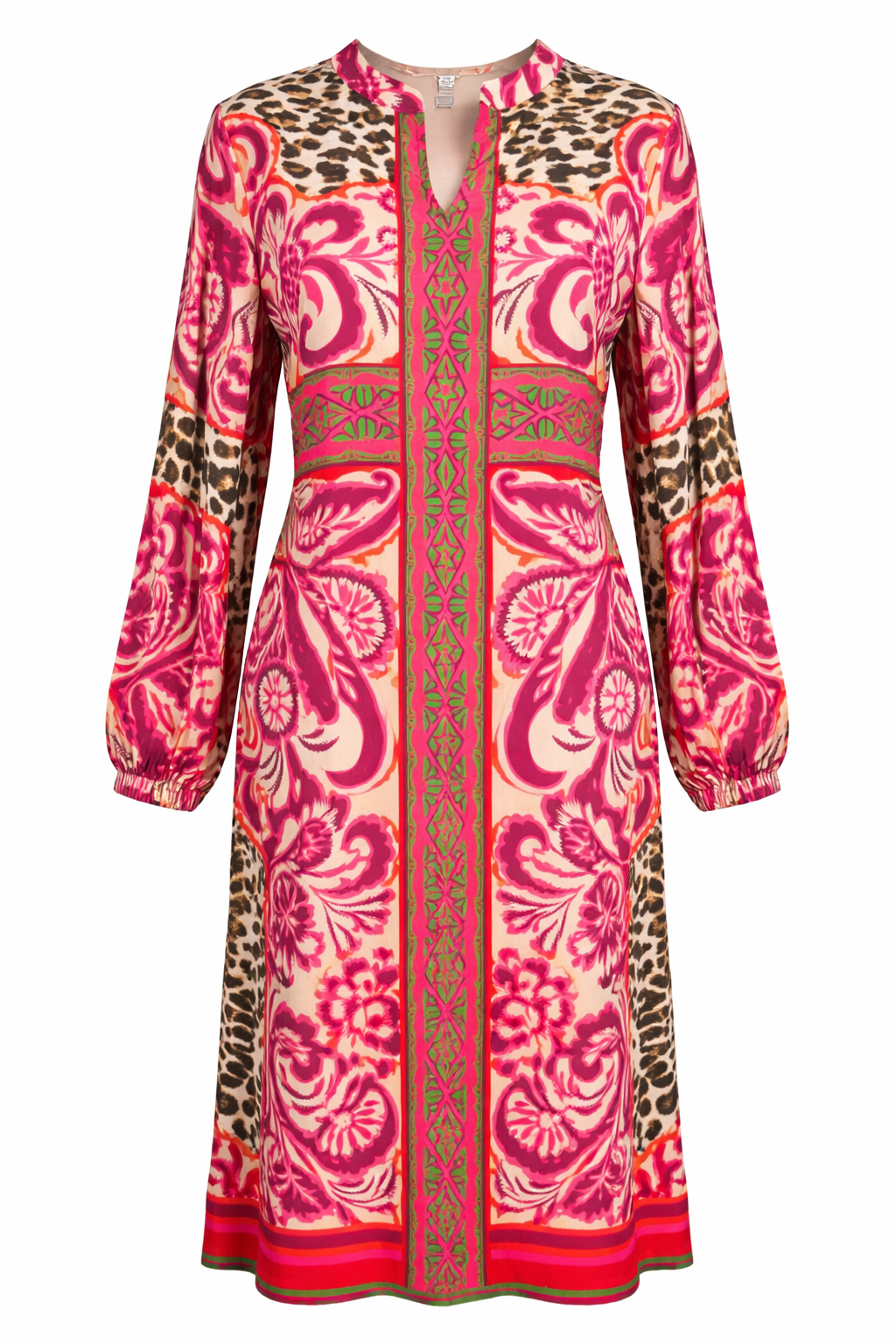 Yippie Hippie Maxikleid Damen Rot – Luftiges Sommerkleid mit Taschen