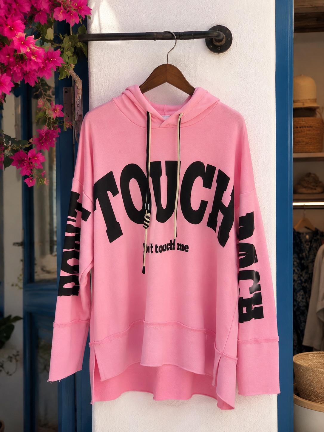 💙 TOUCH Oversized Hoodie - Women's Hoodie | 38–42+ | Statement Hoodie | 6 Colors