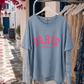 Paris Sweatshirt Women 100% Cotton | Neon Print | Lace Sleeves | Oversize 38–42 | 4 Colors