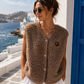🤎 Leo Heart Women's Teddy Vest – Cuddly Soft Boutique Vest with Heart Detail | 38–42