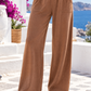 🤎 Strickhose Braun mit Viskose & Gummibund – Cozy Herbsthose | S–M | Boutique in Heaven