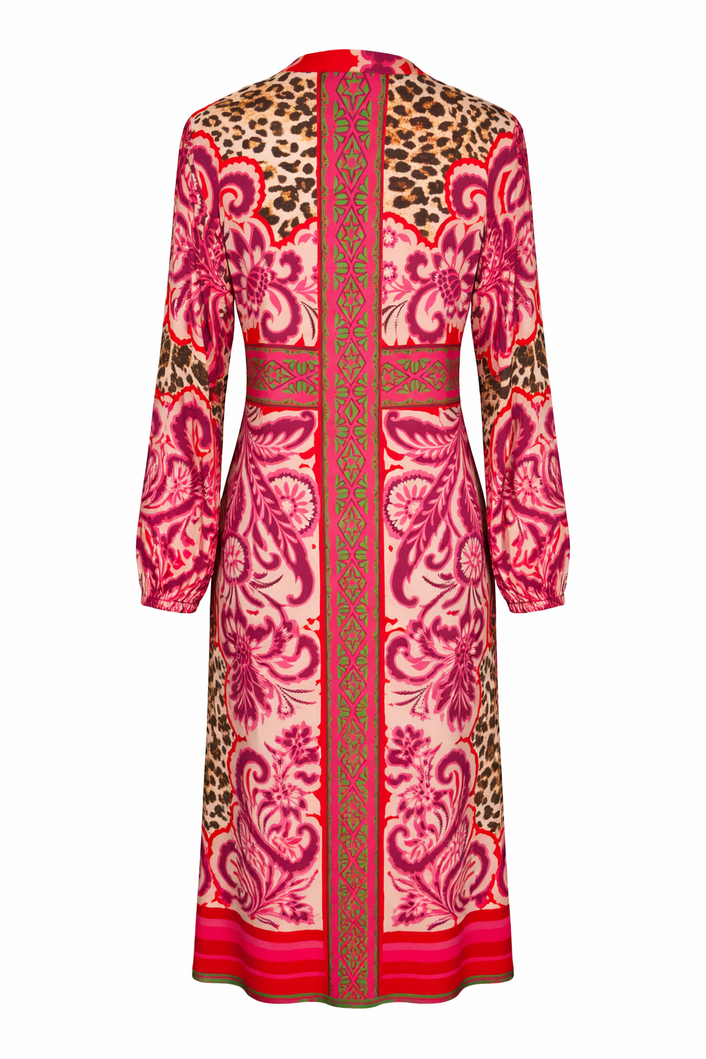 Yippie Hippie Maxikleid Damen Rot – Luftiges Sommerkleid mit Taschen