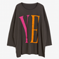 YEAH Statement Oversize Sweater