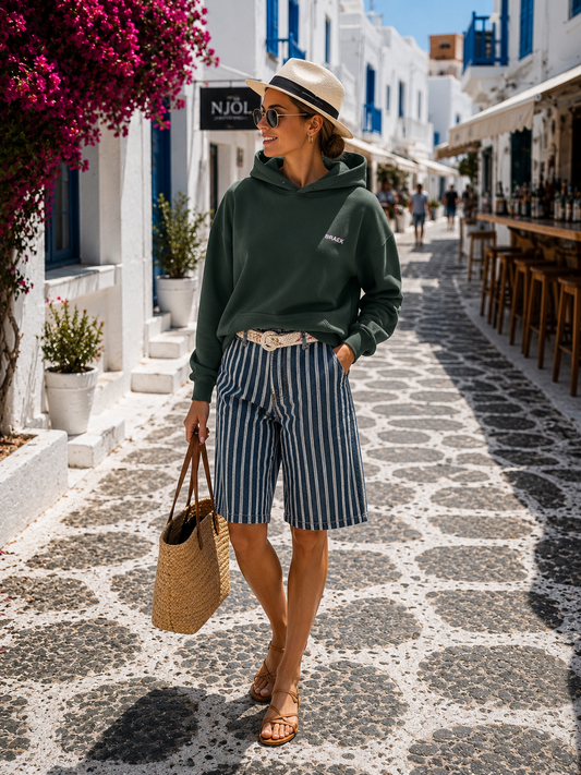 💚 Braek Streetwear Hoodie „Forest Green“ – Oversize Hoodie in Dunkelgrün