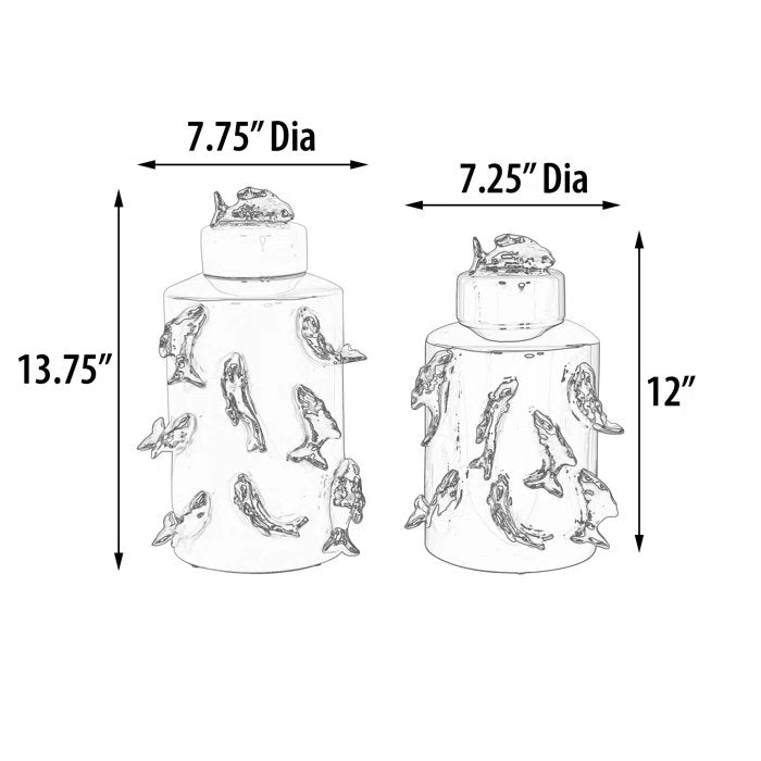 V-CF8134-13 (GLAS FISCH WEISS)