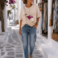 Creme Strickbluse Damen Oversize | Luxus Soft Knit mit Schmuckknöpfen | Ibiza & Mykonos Style 38-42+