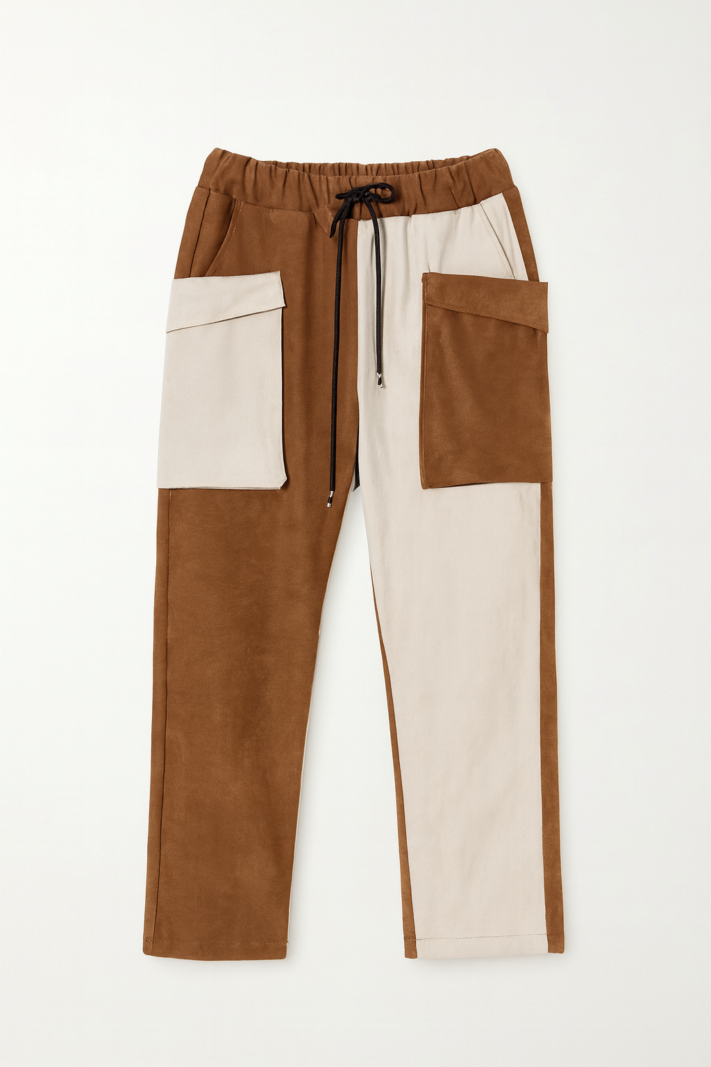 Velvet Patchwork Pants