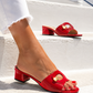 Ferrari Red Glam Heels - Luxury Boutique Sandals ❤️