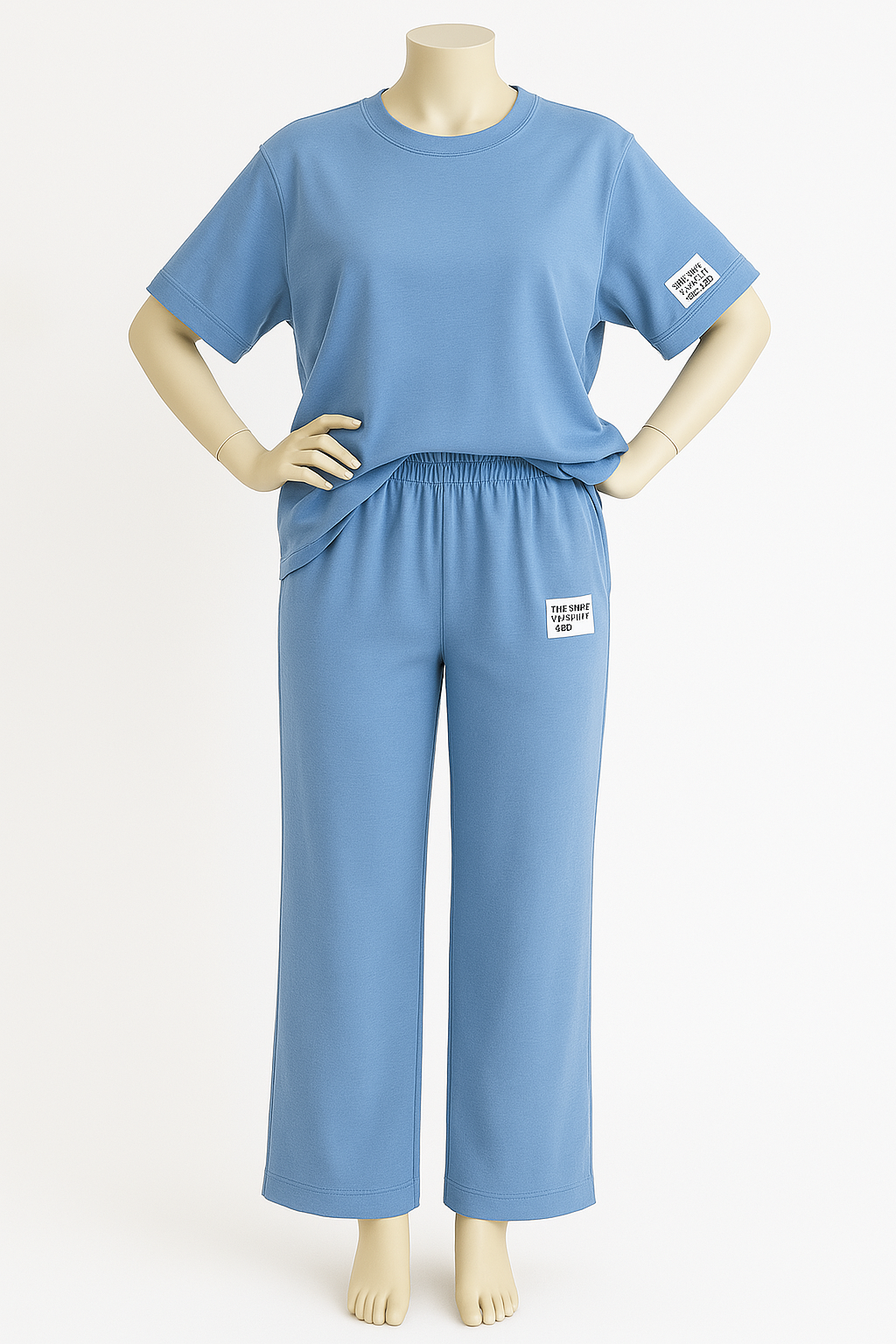 Blue Harmony – Komfortabler Damen Zweiteiler aus Viskose