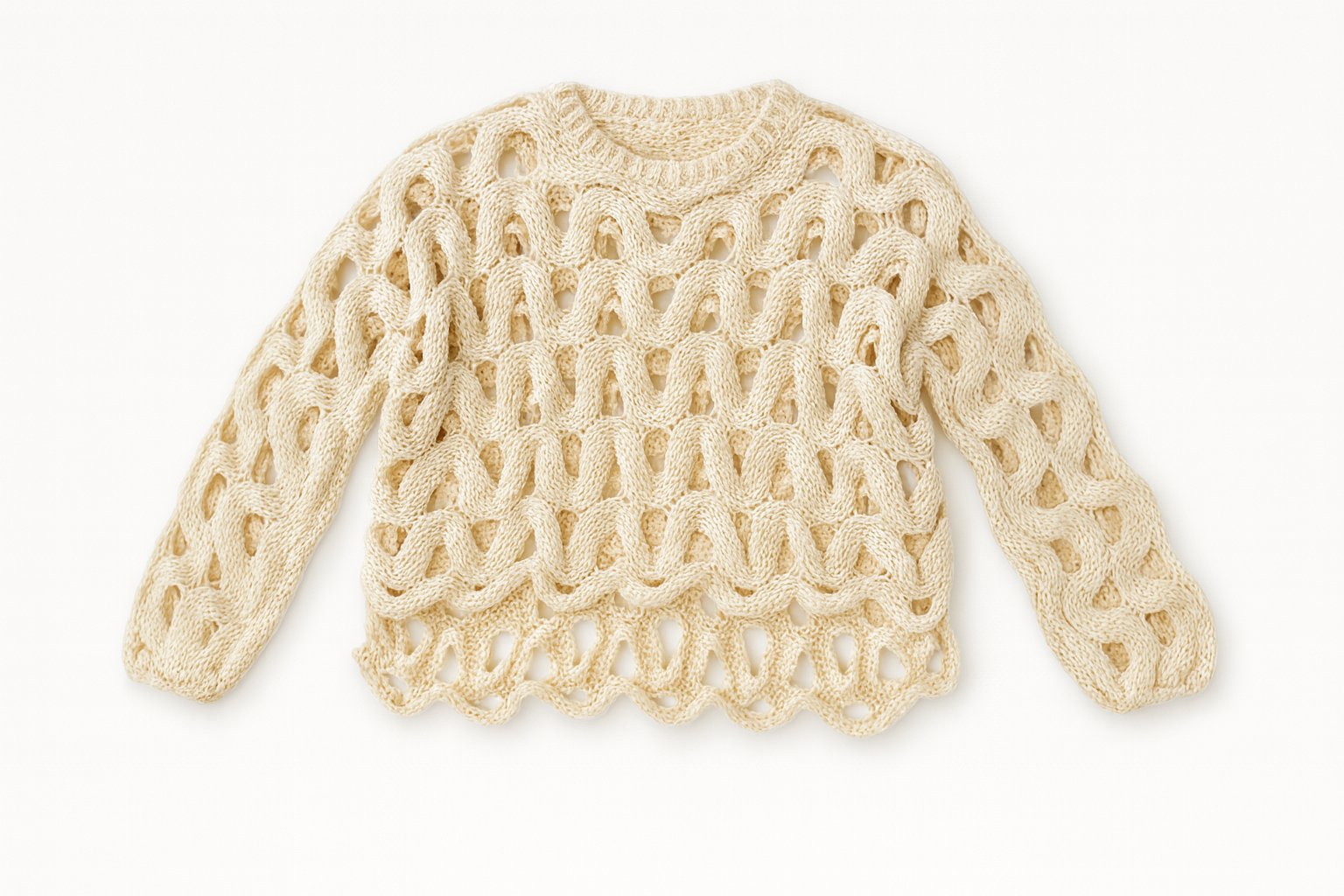 Chunky Dream Knit – Pullover in Beige