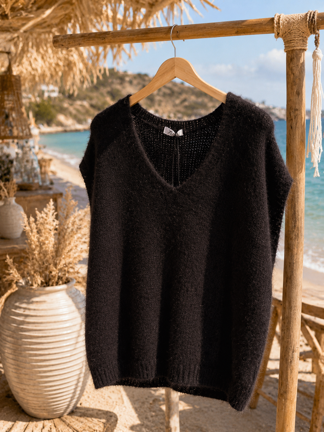 Oversized knitted sweater from Les Blondinettes