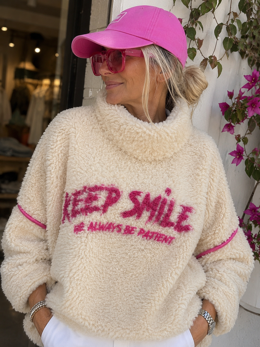 Women's Pullover Teddy Fleece Look Long Sleeve (38-44)
