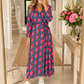 Les Blondinettes Wickelkleid Damen – Elegantes Midikleid mit LOVE Print & Blitzen | Designer Kleid